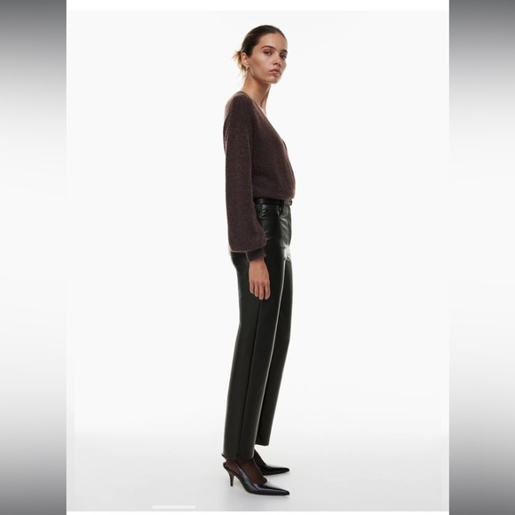 Aritzia vegan leather pants - Picture 4 of 12